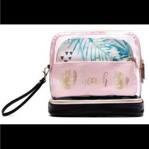 Hang Accessories 3 Piece Cosmetic Bag